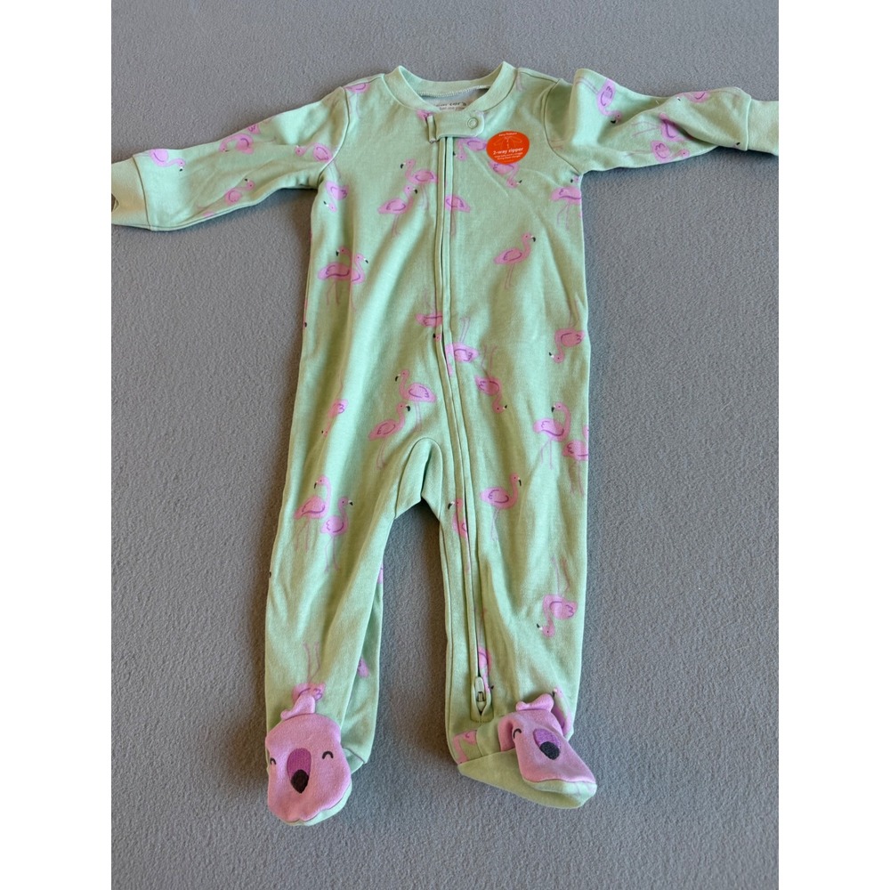 6pc Carters Just One You Little Me Hanna Andersson Baby Girl Sleepers 6mo / 9mo - Picture 9 of 16